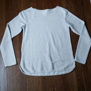 H & M cream textured sweater